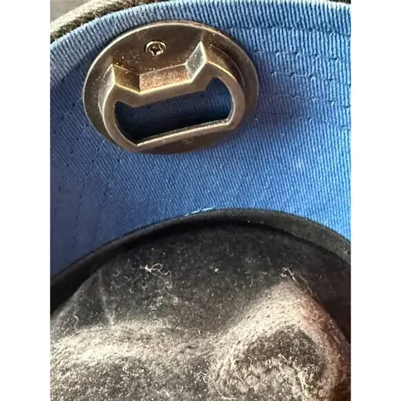 Genuine Ford Adjustable Black Mens Baseball Hat Cap w/ Bottle Cap Opener - Picture 7 of 12